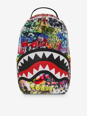 Sprayground Kids Graffiti Fur DLXSF Backpack in Multicolour (45.72 cm)