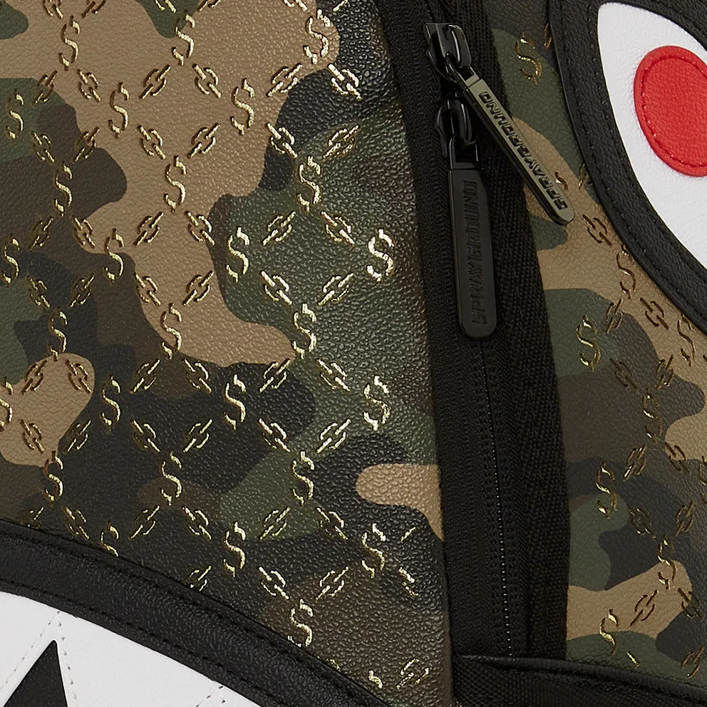 Sprayground $ Pattern Over Camo DLXSV Backpack B5084