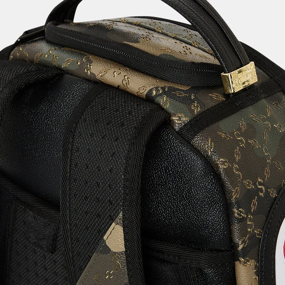 Sprayground $ Pattern Over Camo DLXSV Backpack B5084