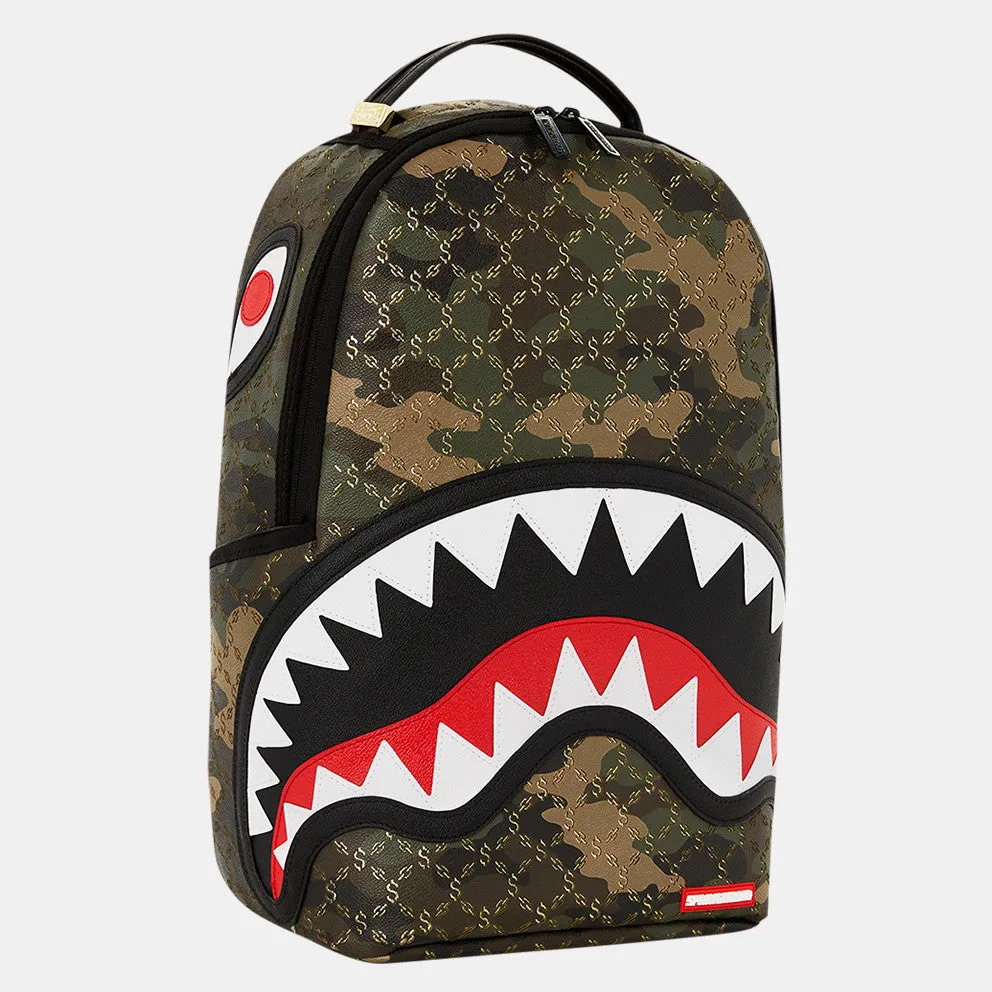 Sprayground $ Pattern Over Camo DLXSV Backpack B5084