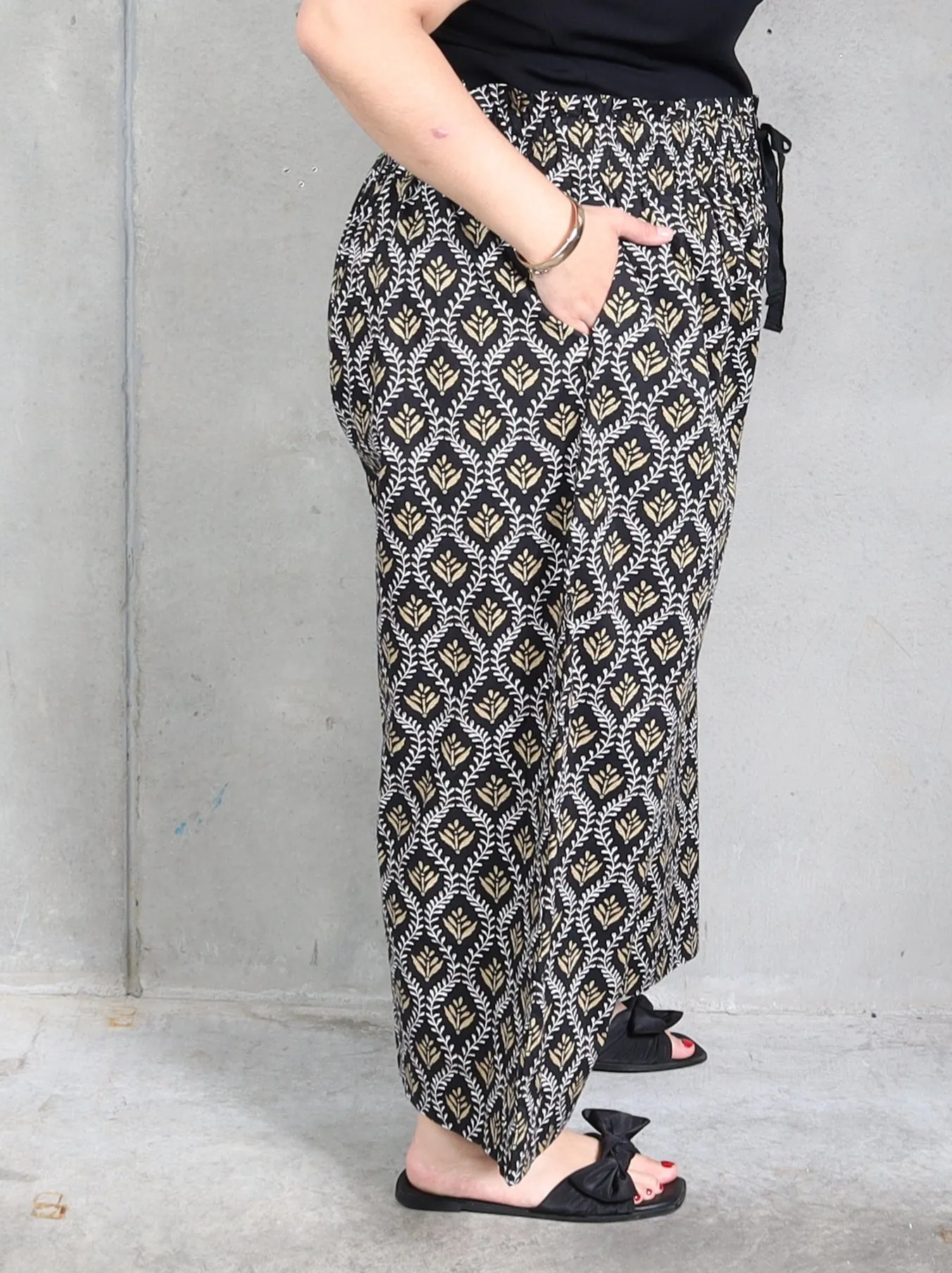 St Tropez Pant - Gold Leaf