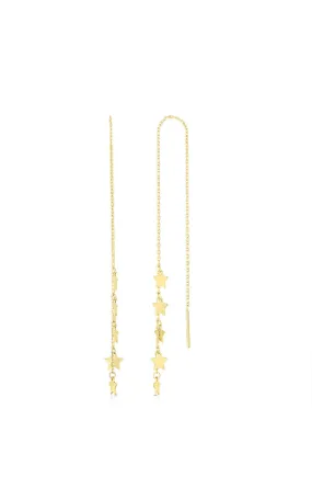 Star Threader Drop Earring