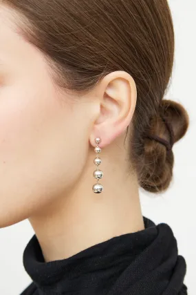 Sterling Silver Ball Drop Earring