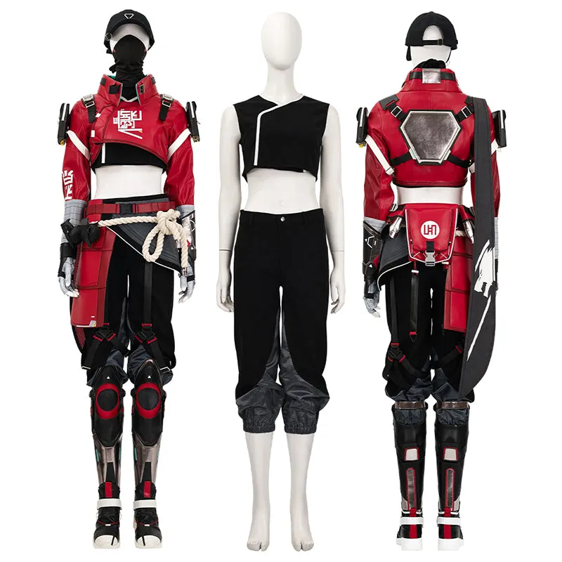 Street Smart Wraith Cosplay Game Apex Legends Costume Halloween Party Suit