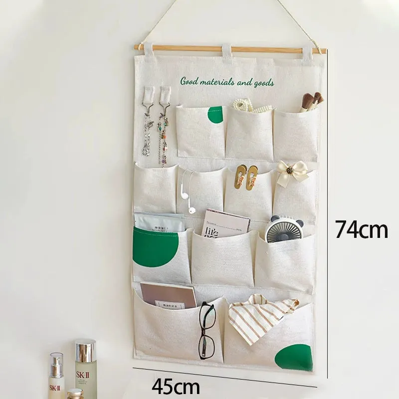 Stylish Fabric Bedside Storage Organizer