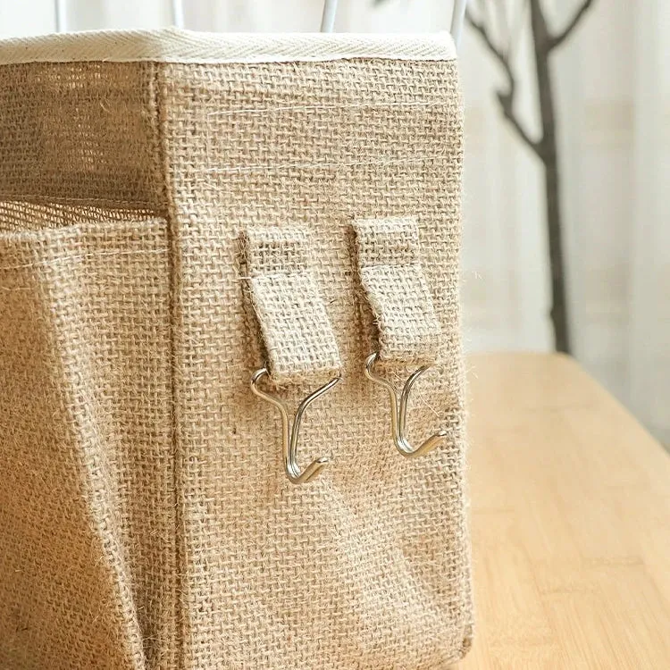 Stylish Fabric Bedside Storage Organizer