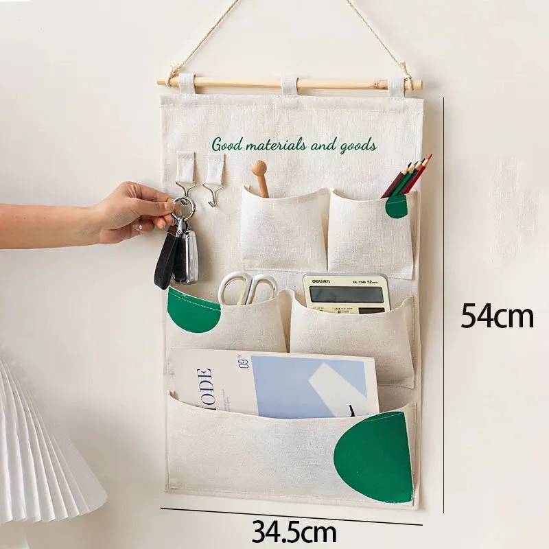 Stylish Fabric Bedside Storage Organizer