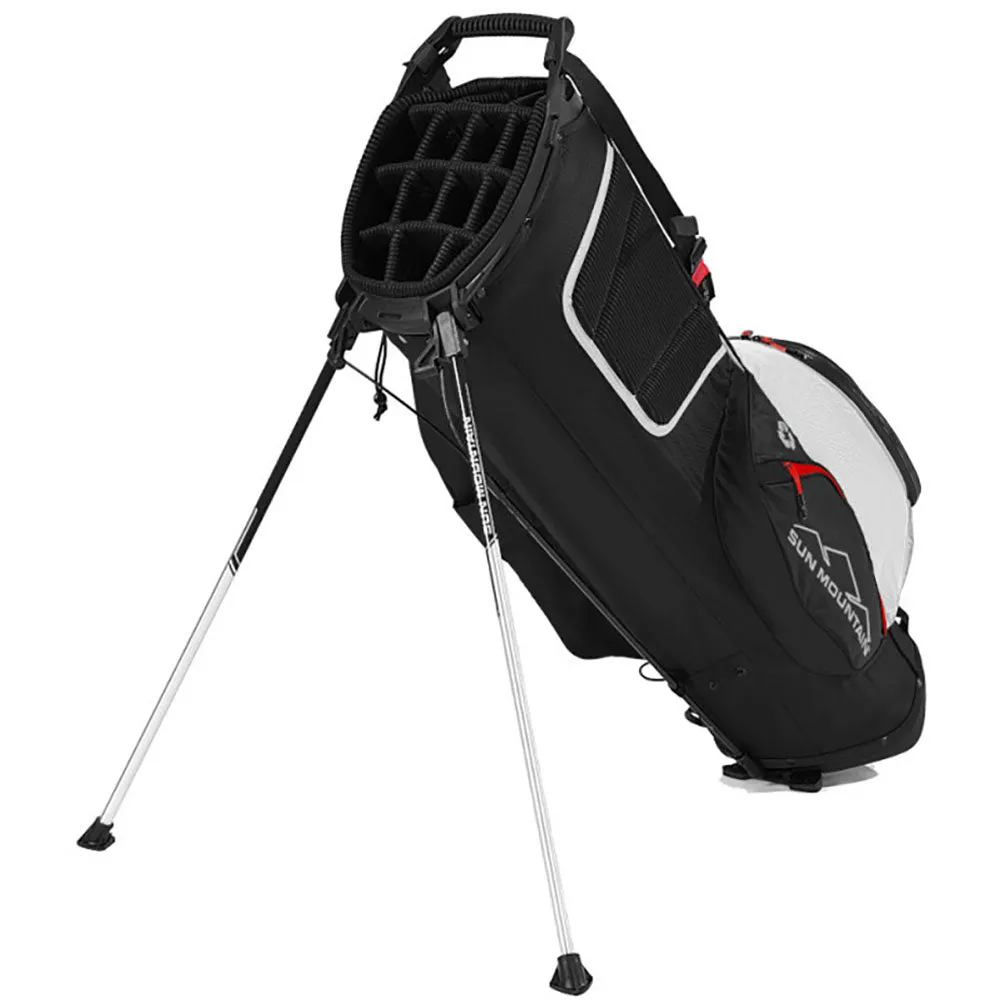 Sun Mountain Eco-Lite 14 Way Stand Bag - Black/White/Red