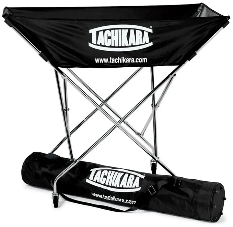 TACHIKARA Collapsible Hammock Volleyball Ball Cart