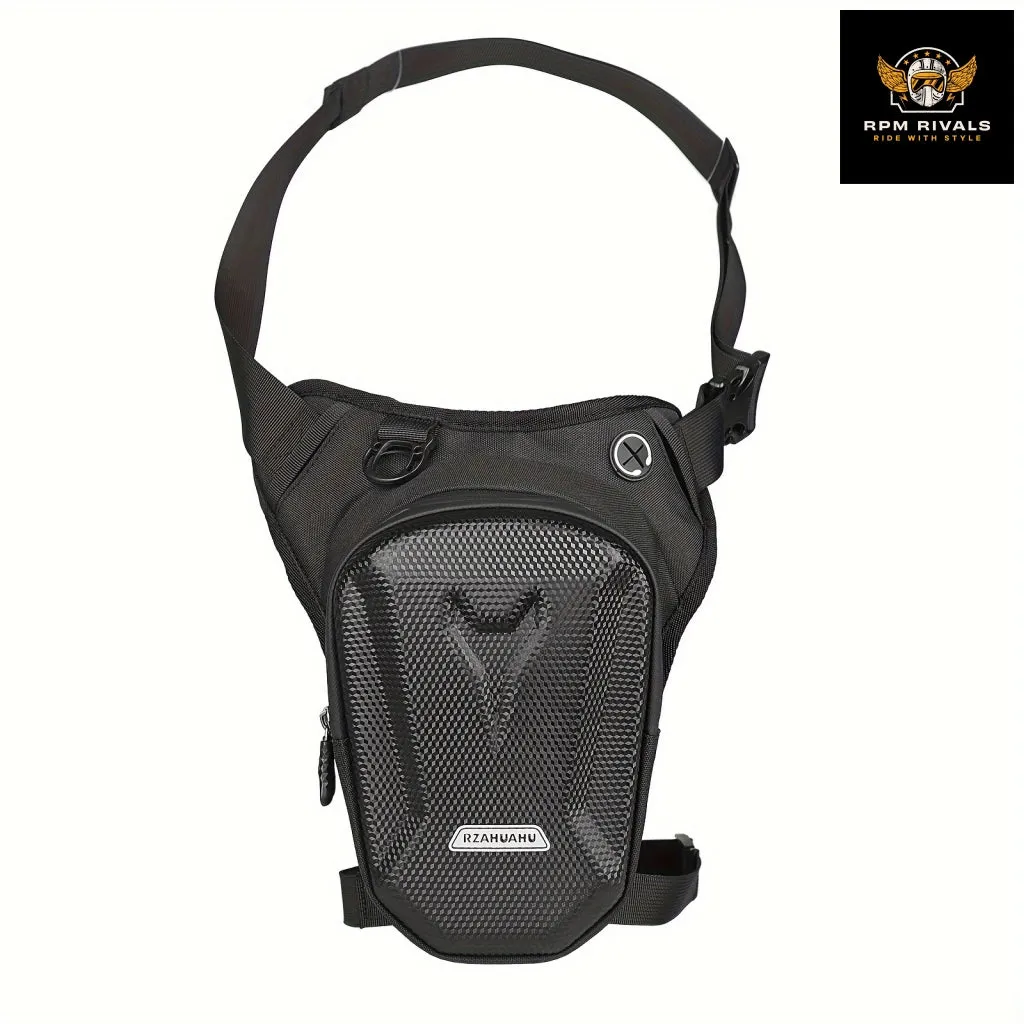 Tactical Knight Motorcycle Leg Bag Cycling Bag, Motorcycle Messenger Bag Male Waist Bag Outside Delivery Cross Bag Cycling Backpack Waterproof