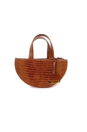 Tan Half Moon Reina Bag