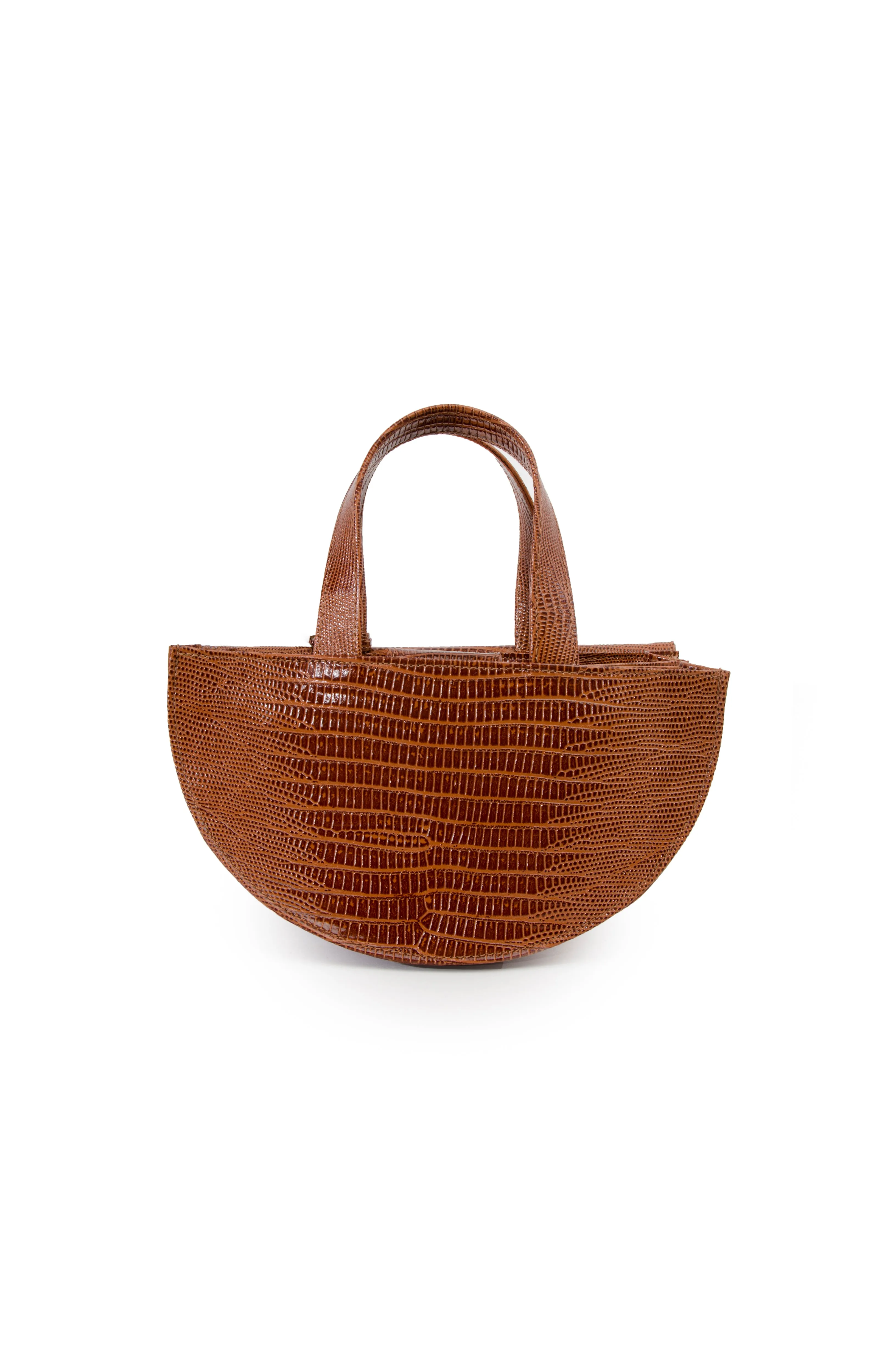 Tan Half Moon Reina Bag