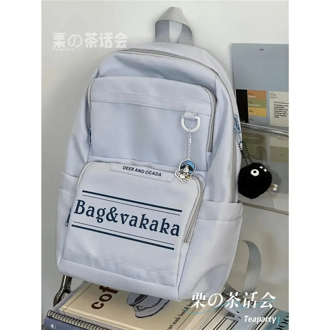 TAVIMART  -  Japanese Schoolbag Female Junior High School Students About Joker High School Students Large-capacity Computer Backpack College