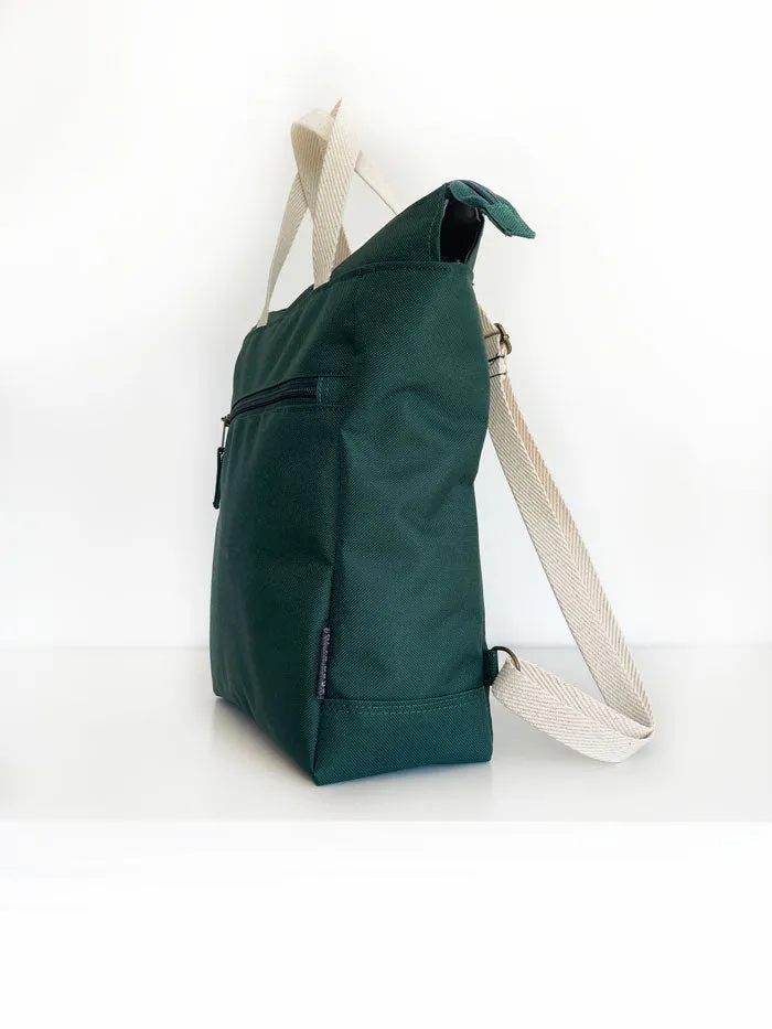 Teal Green Roomy Aesthetic Backpack for Women