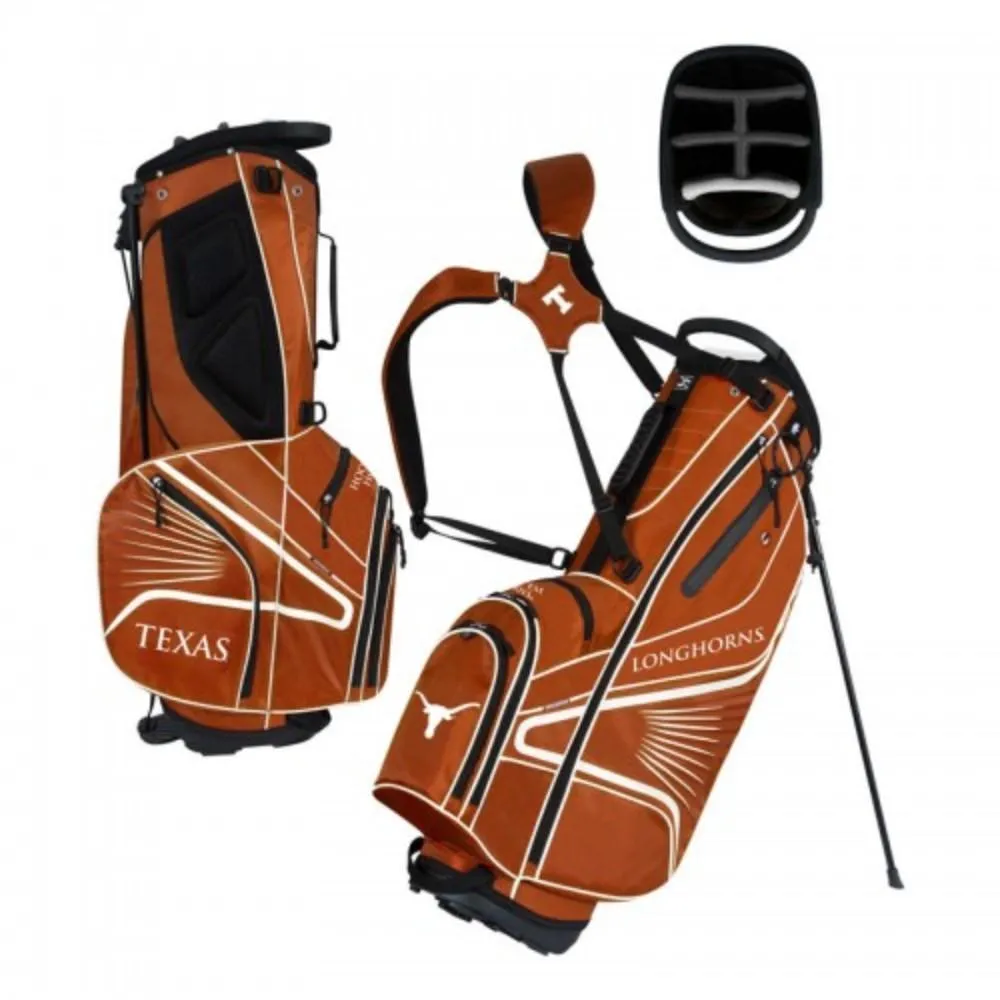 Texas Longhorns WinCraft "Grid Iron III" 6-Way Stand Golf Bag