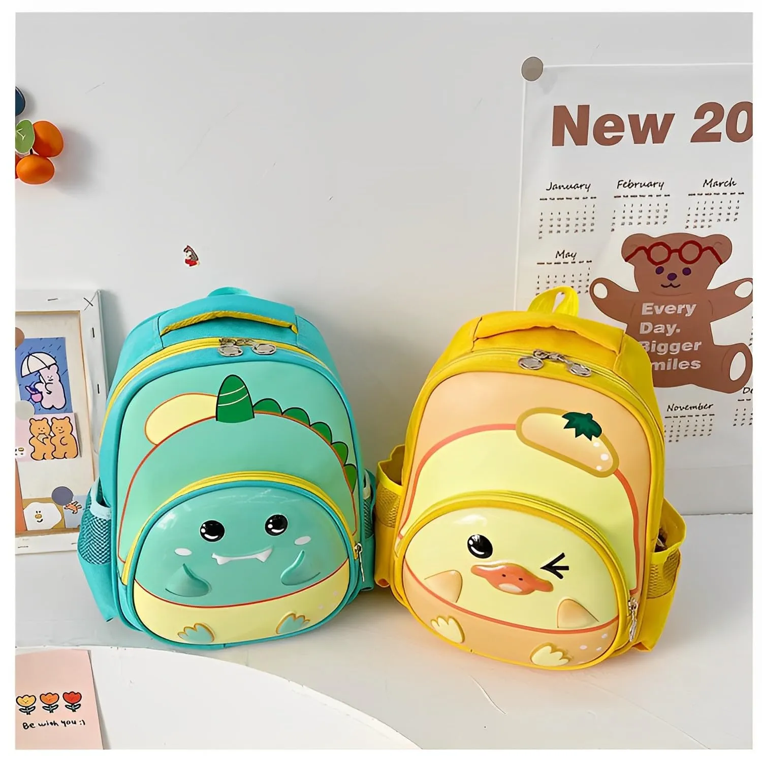 THE LITTLE LOOKERS Cute School Bag Backpack for Girls & Boys Kids School Bags Preschool Kindergarten Travel Picnic