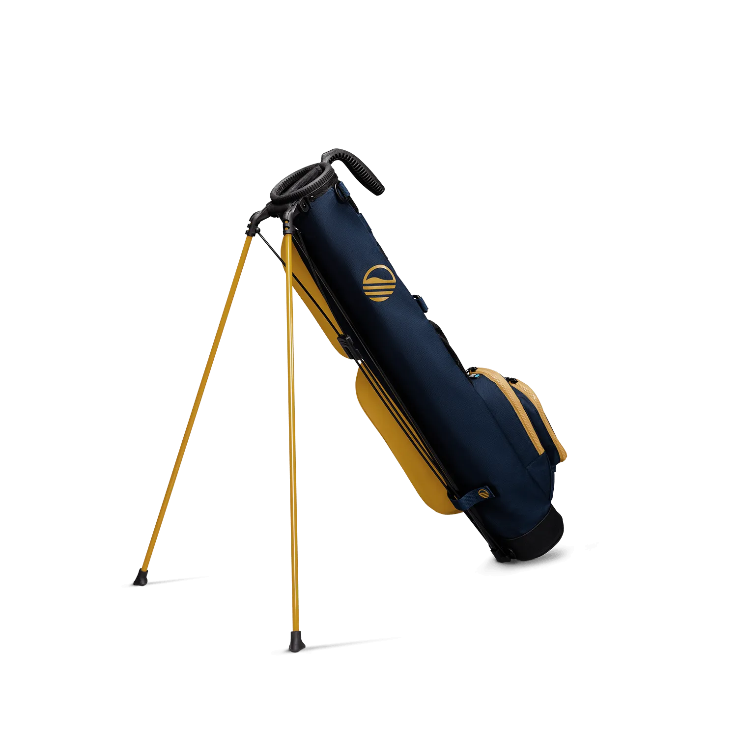 The Loma | Navy   Gold Par 3 Bag