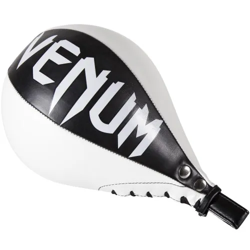 Venum-1174 MUAY THAI BOXING MMA Punching Speed Bag Ball Skinlex Leather M-L Black Ice