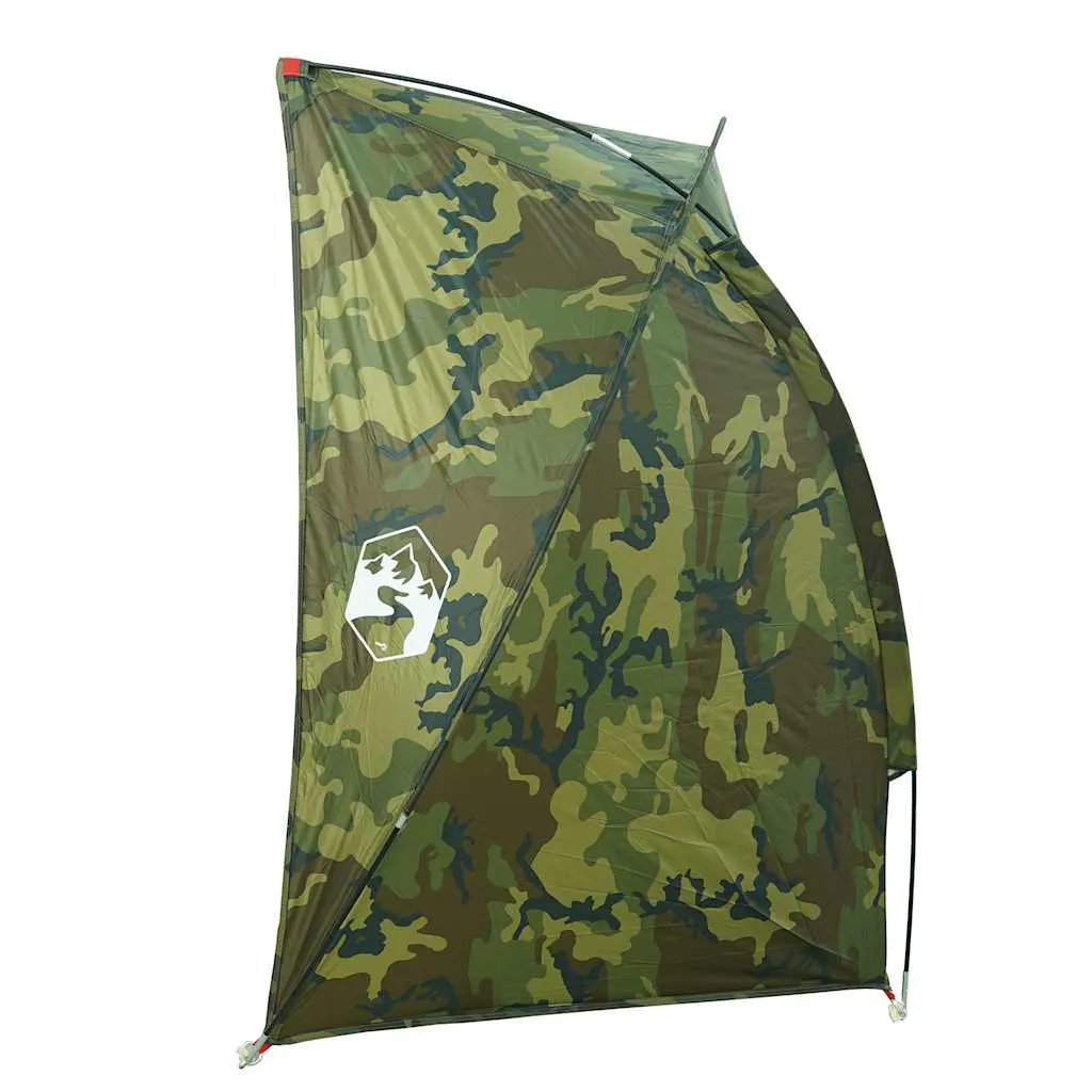 vidaXL Fishing Tent Camouflage Waterproof