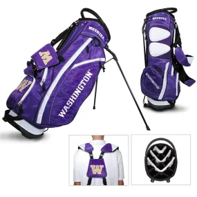 Washington Huskies Team Golf Fairway Lightweight 14-Way Top Golf Club Stand Bag