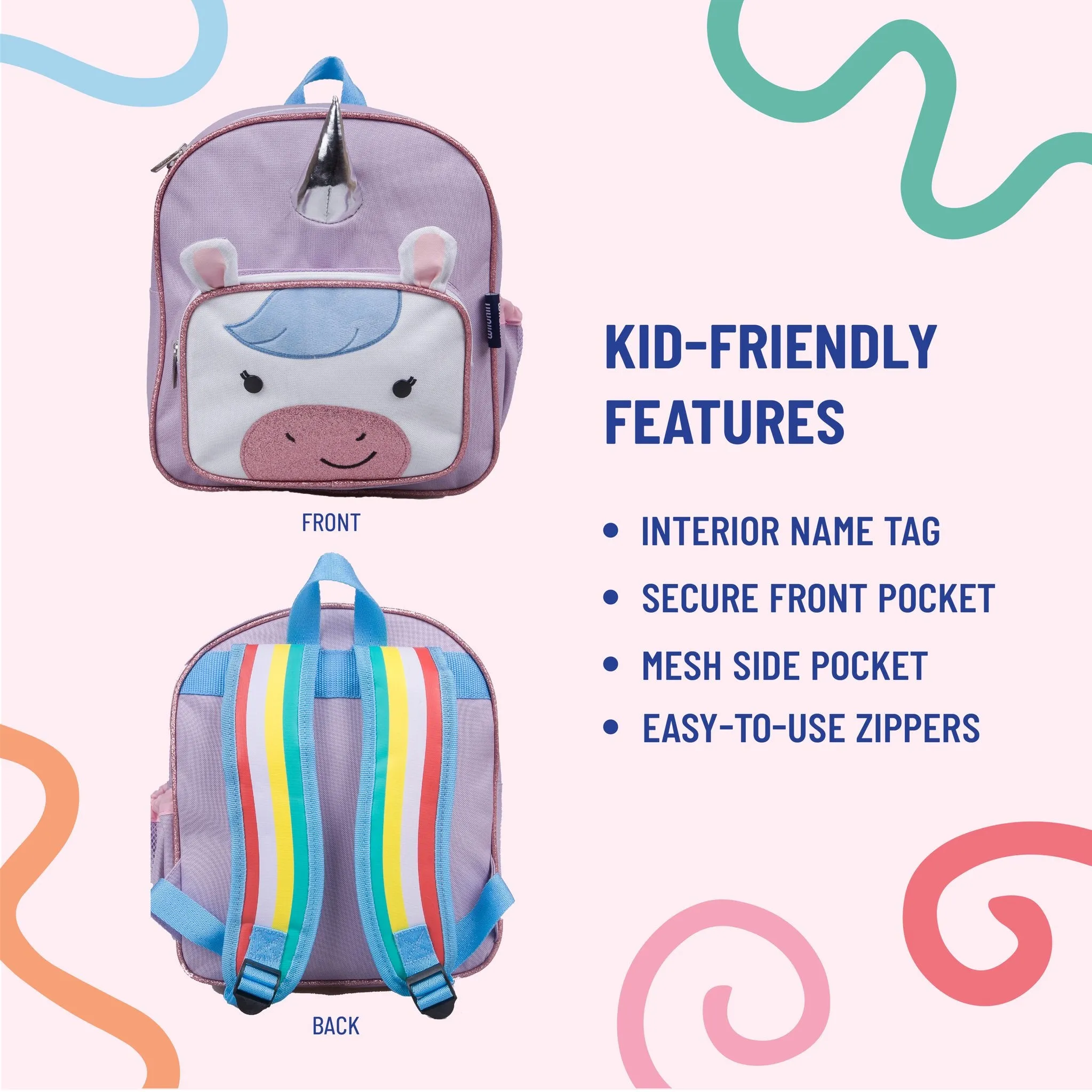 Wildkin | Wild Bunch Backpack ~ Unicorn