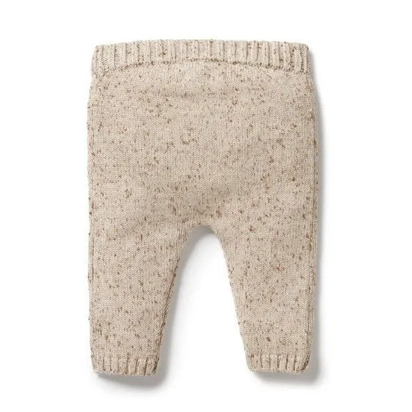 Wilson & Frenchy Almond Fleck Knitted Legging