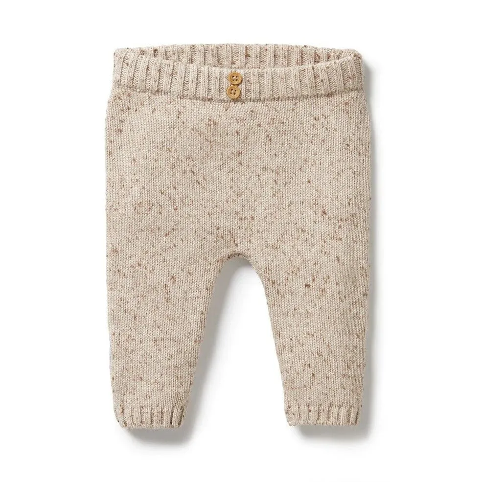 Wilson & Frenchy Almond Fleck Knitted Legging