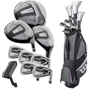 Wilson X31 10-Piece Cart Bag Package Set - Ladies/Youth