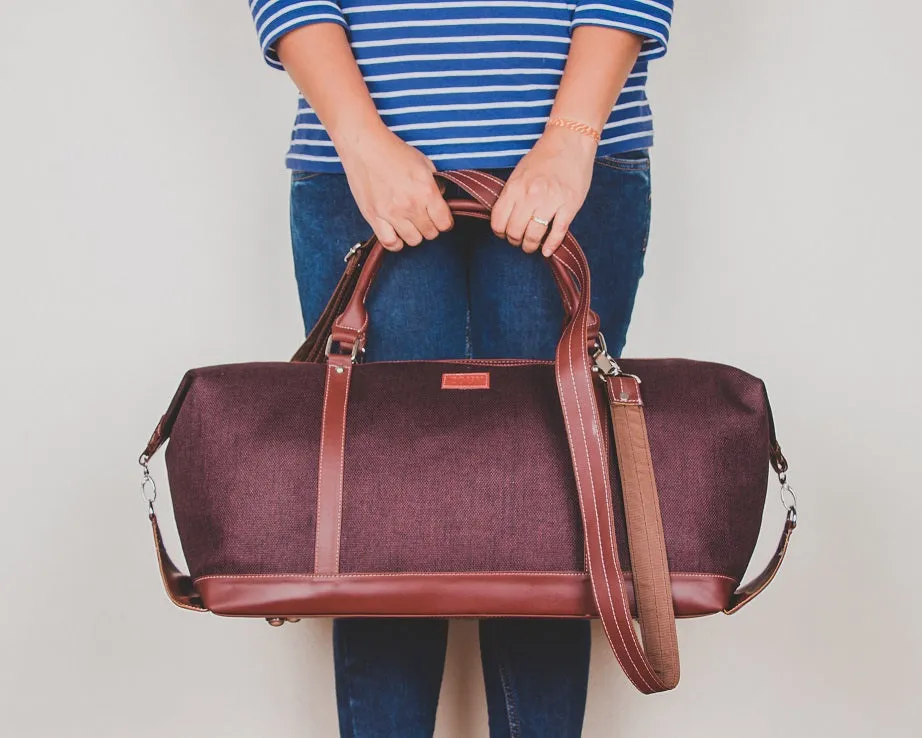 Zouk Jet Brown Travel Bag